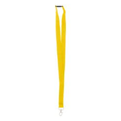 Revent yellow  RPET lanyard 