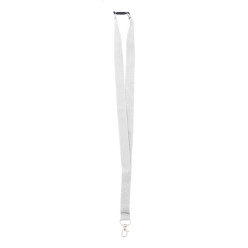 Revent white  RPET lanyard 
