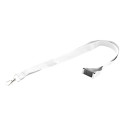 Revent white  RPET lanyard 