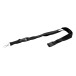 Revent Plus black  RPET lanyard 