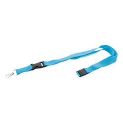 Revent Plus light blue  RPET lanyard 
