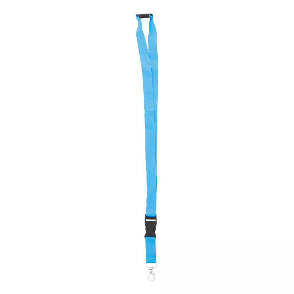 Revent Plus light blue  RPET lanyard 