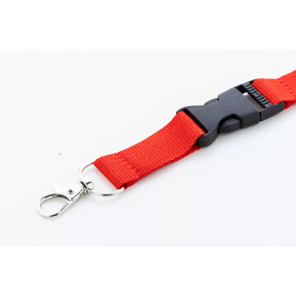 Revent Plus red  RPET lanyard 