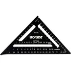 Équerre rapporteur ironside 180x180mm aluminium / pce