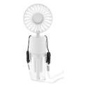 Misty white  rechargeable water spray fan 