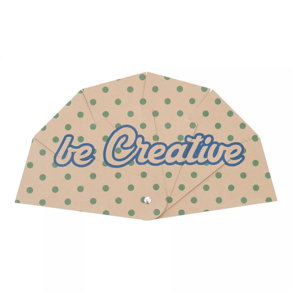 Folbreeze Eco natural  custom hand fan 
