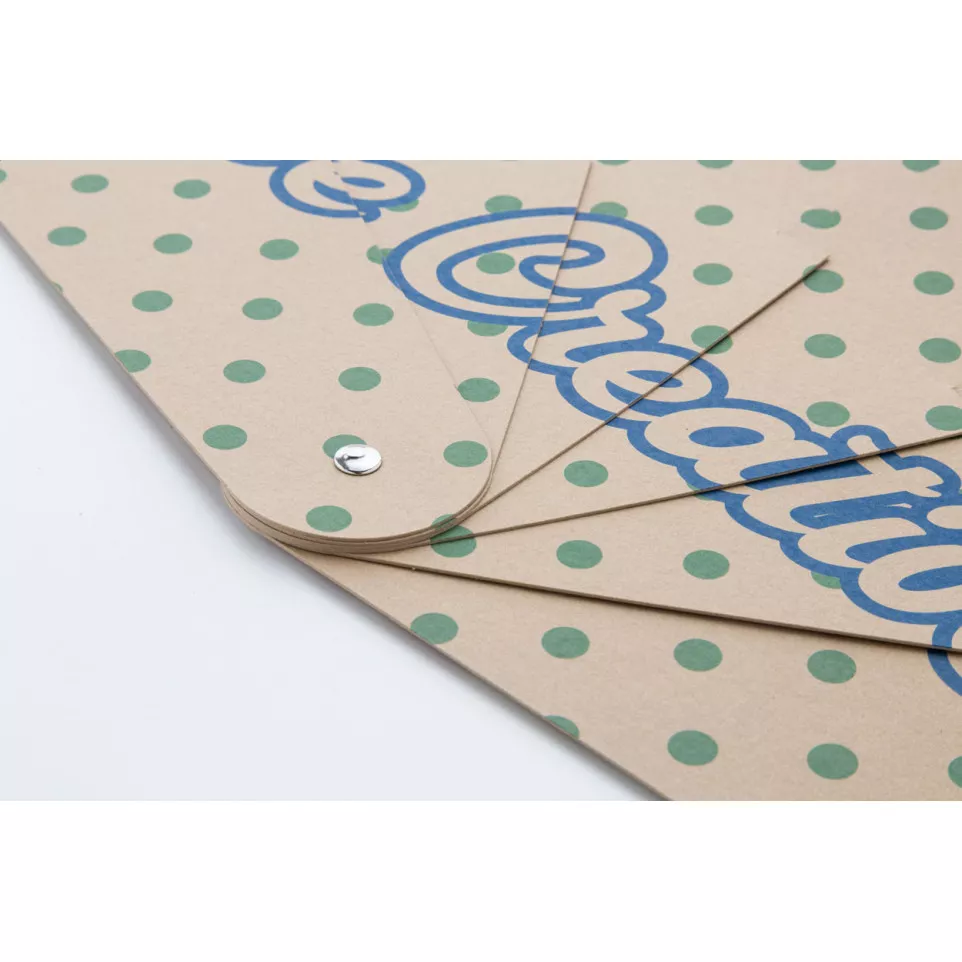 Folbreeze Eco natural  custom hand fan 