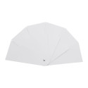 Folbreeze white  custom hand fan 