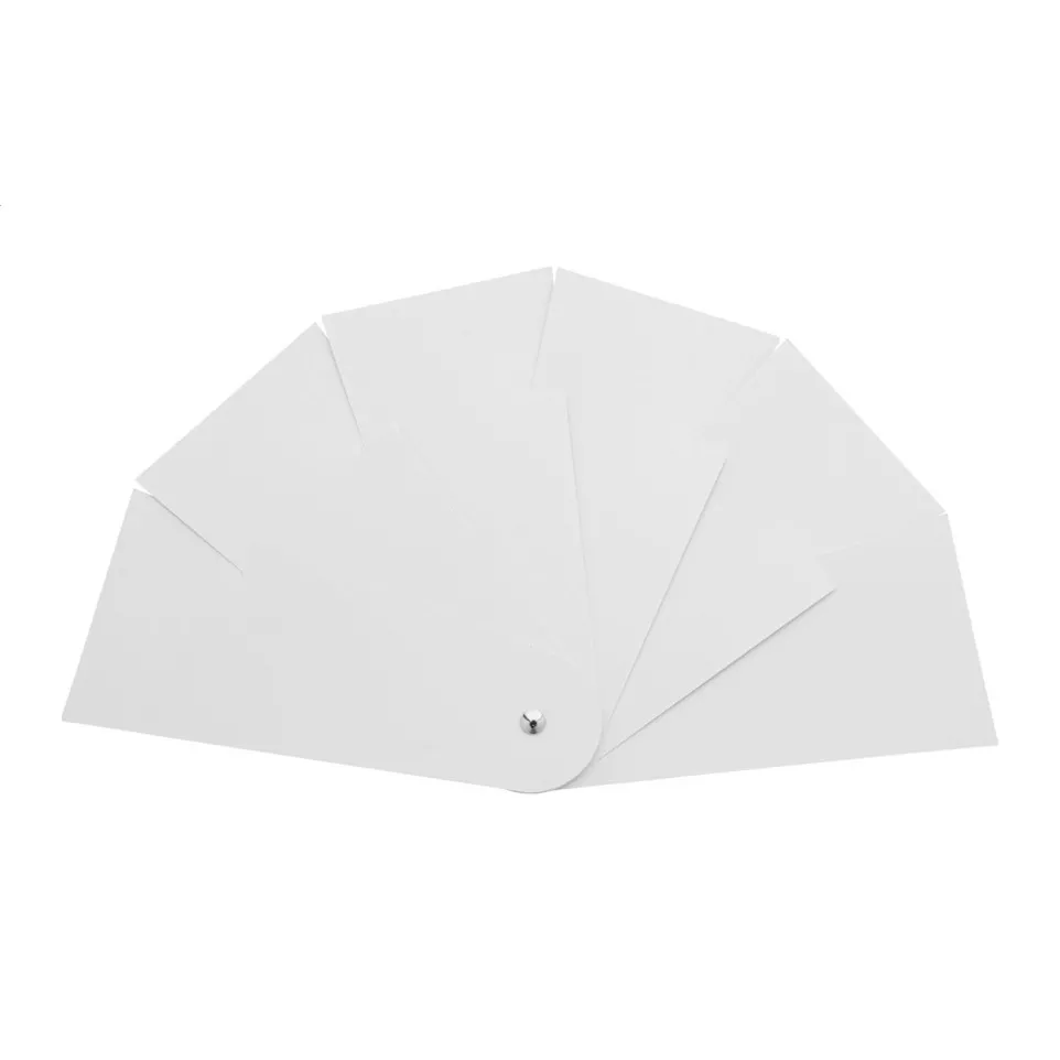 Folbreeze white  custom hand fan 