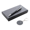Miroset gris foncé  Set sylo et porte-clés 