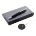 Miroset black  pen and keyring set 