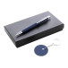 Miroset bleu foncé  Set sylo et porte-clés 