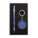 Miroset bleu foncé  Set sylo et porte-clés 