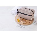 Rebyss Beauty beige  Trousse de toilette en canvas recyclé 