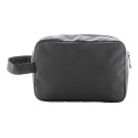 Cospu black  RPU cosmetic bag 