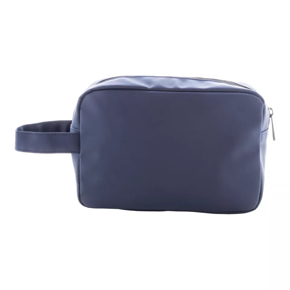 Cospu blue  RPU cosmetic bag 