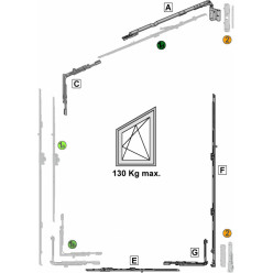 Roto Trapezoidal Stay Arm...
