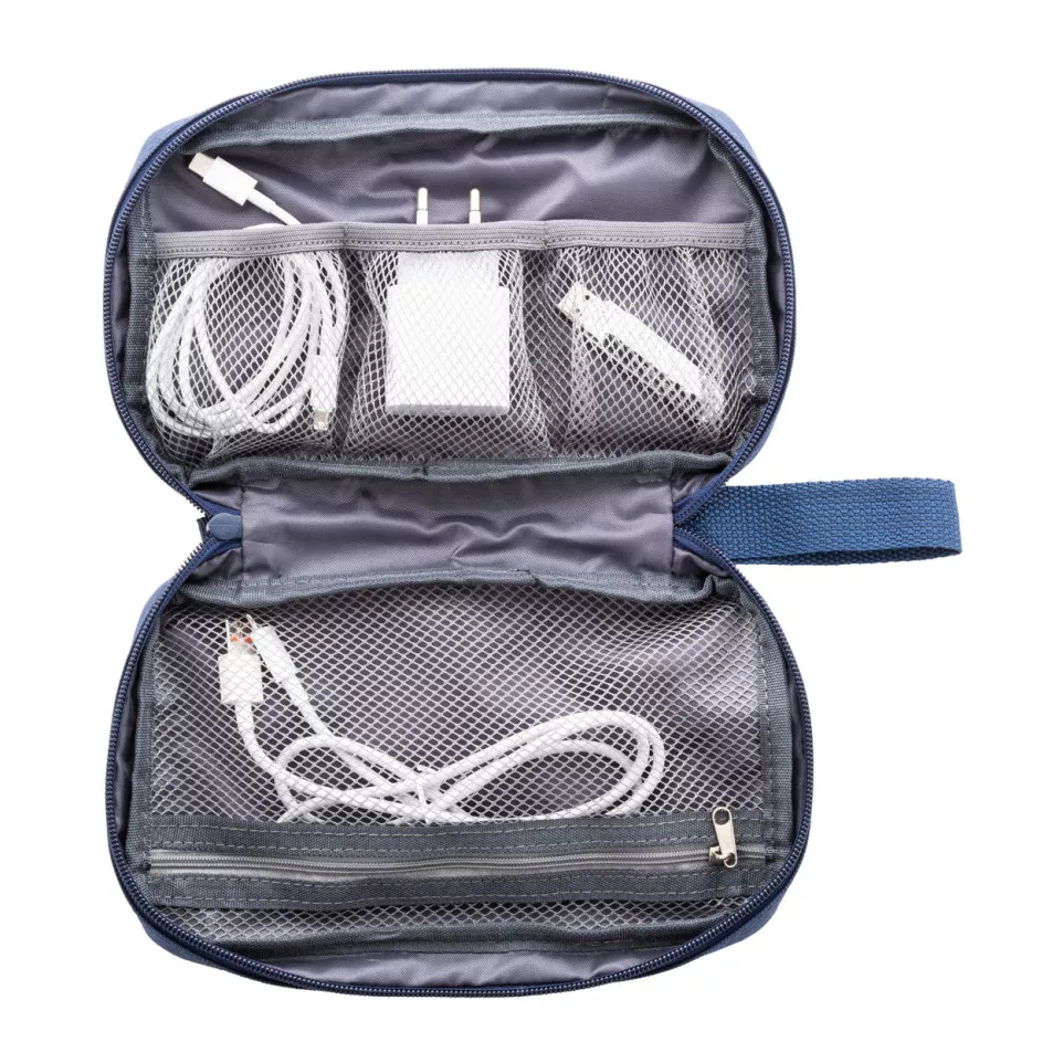 Gocharge dark blue  RPET organizer case 