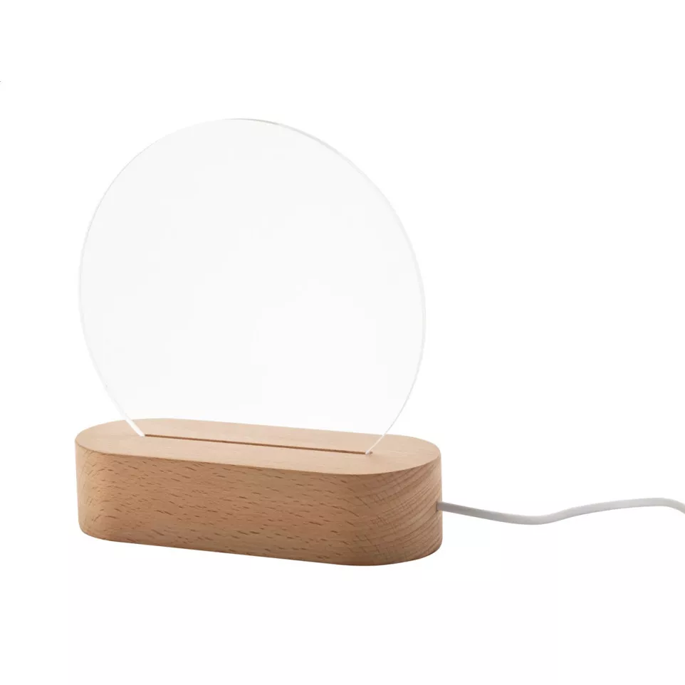 Woodify transparent natural LED light...