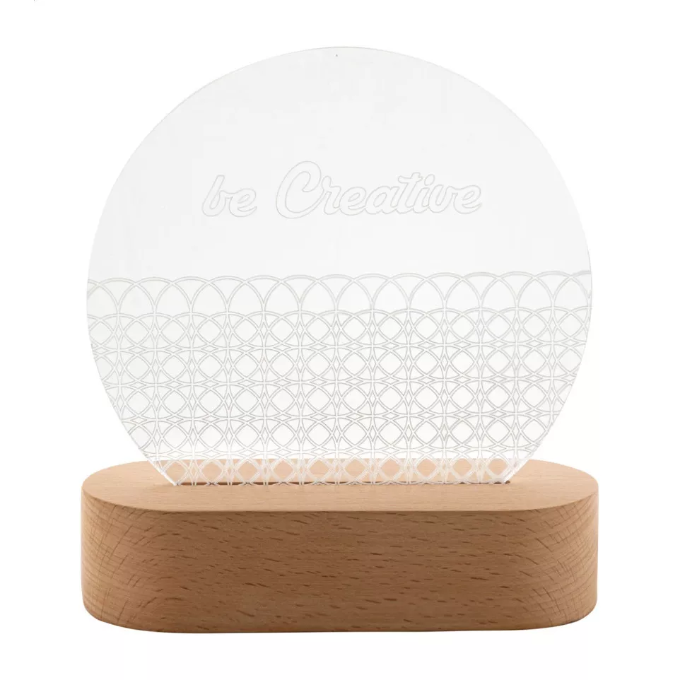 Woodify transparent natural LED light...