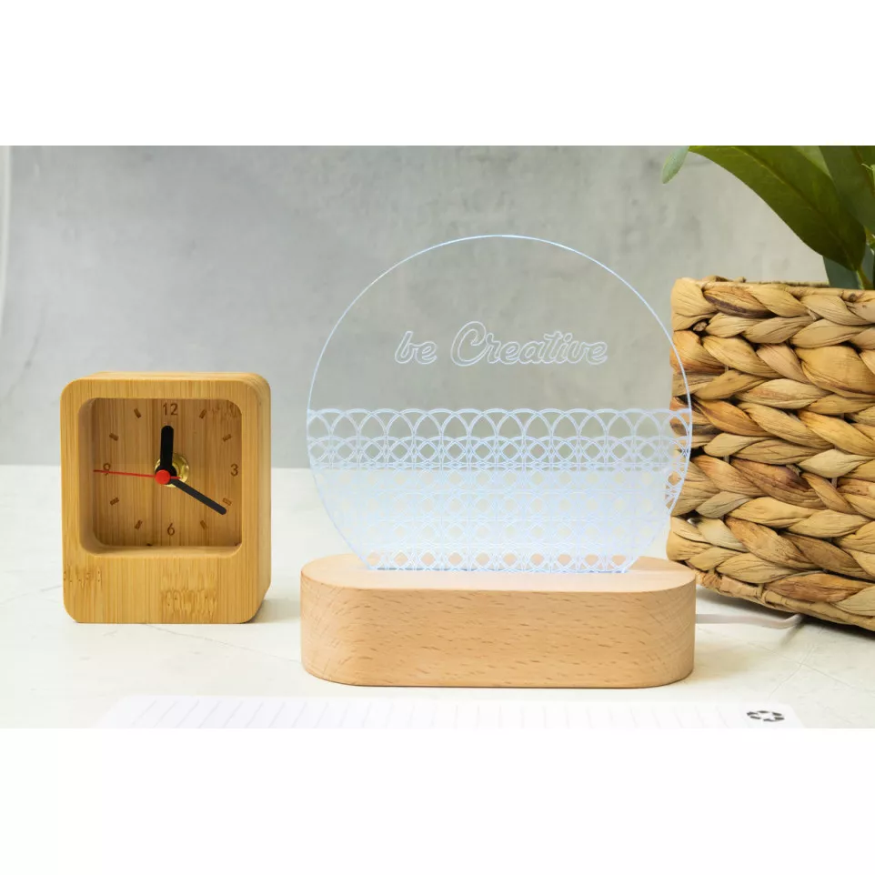 Woodify transparent natural LED light...