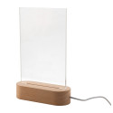 Woodify transparent naturelle Trophée lampe LED 