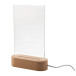 Woodify transparent naturelle Trophée lampe LED 