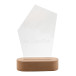 Woodify transparent naturelle Trophée lampe LED 
