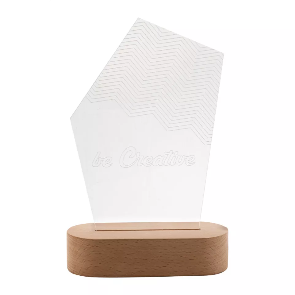 Woodify transparent natural LED light...