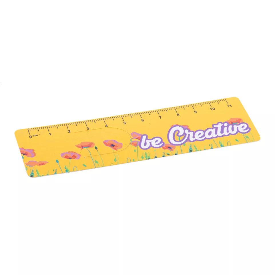 Bamler white  custom paper bookmark 