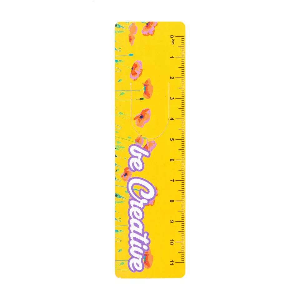 Bamler white  custom paper bookmark 