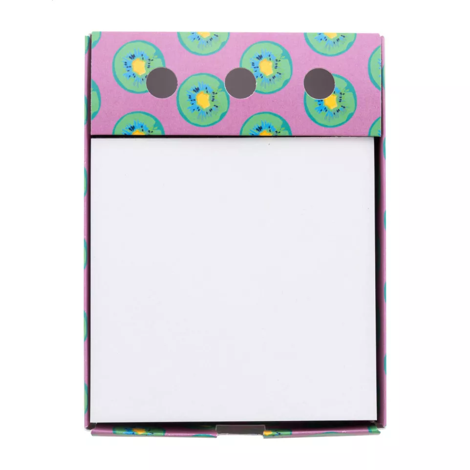Nolty white  pen holder notepad 