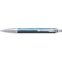 Parker IM Premium stylo bille, moyenne, en boîte-cadeau, Blue (bleu/argent)