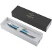 Parker IM Premium balpen, medium, in giftbox, Blue (blauw/zilver)