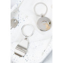 Kapka silver  bottle opener keyring 