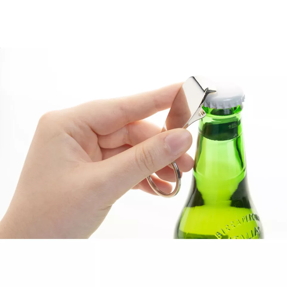 Kapka silver  bottle opener keyring 