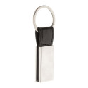 Pukke silver black keyring 