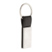 Pukke silver black keyring 