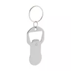 Biropi zilver  flesopener sleutelhanger 