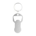 Biropi silver  bottle opener keyring 