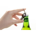 Biropi zwart  flesopener sleutelhanger 