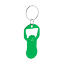 Biropi groen  flesopener sleutelhanger 