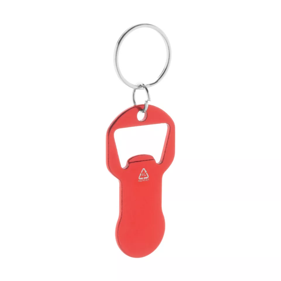 Biropi rouge  Porte-clés décapsuleur 