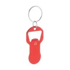 Biropi rood  flesopener sleutelhanger 
