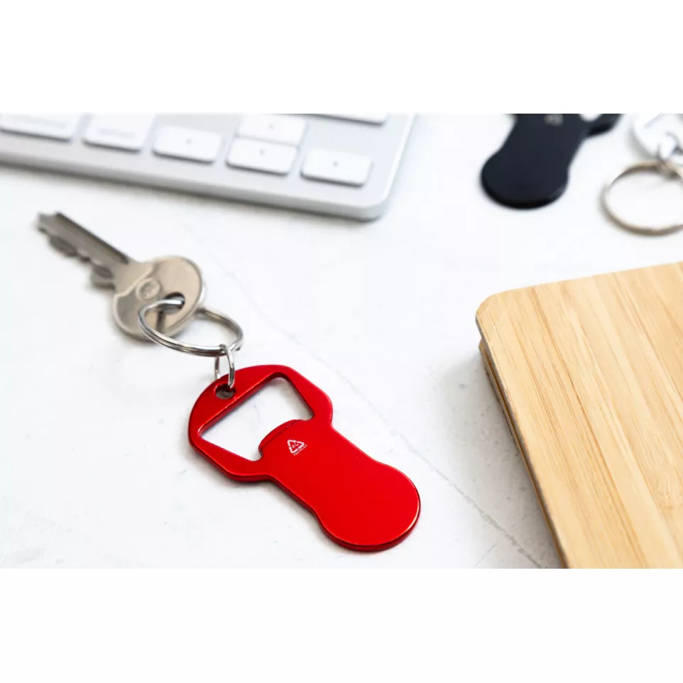 Biropi rouge  Porte-clés décapsuleur 