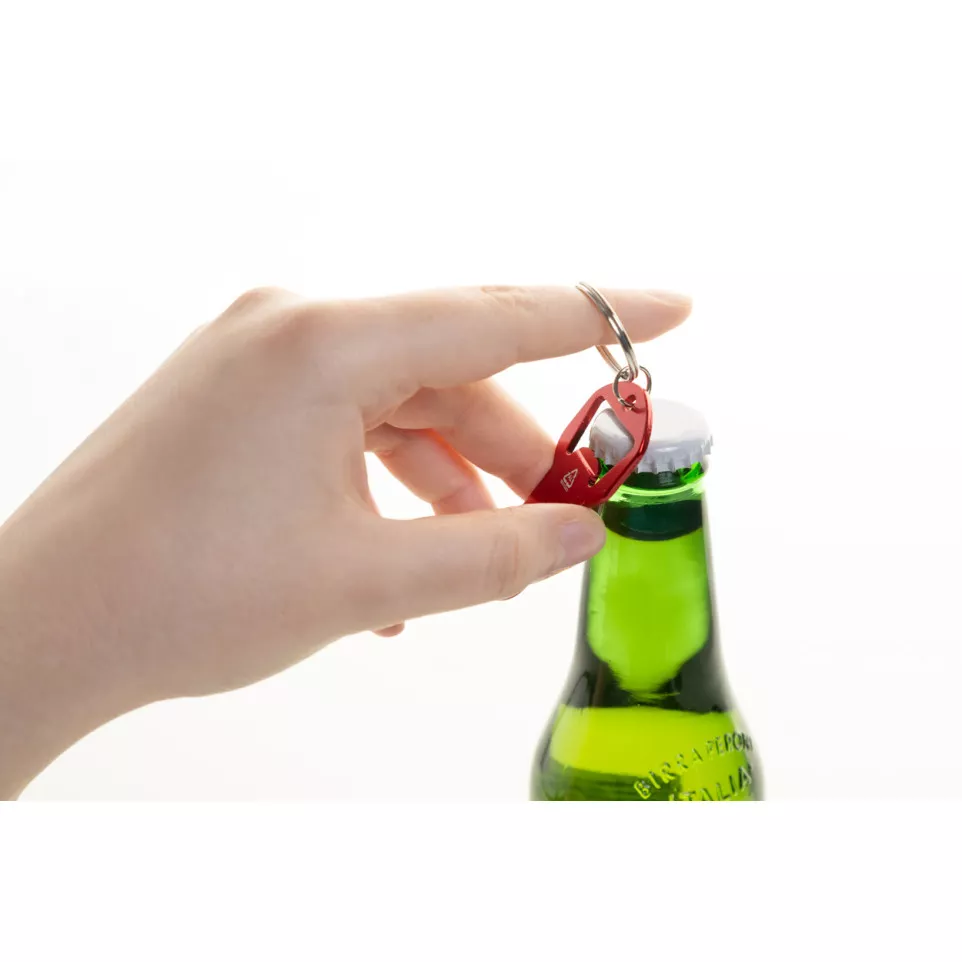 Biropi rouge  Porte-clés décapsuleur 