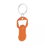 Biropi oranje  flesopener sleutelhanger 