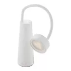 Miflux wit  oplaadbare zaklamp 