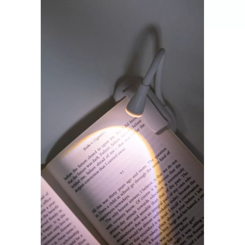 Bedtime white  rechargeable book light 
