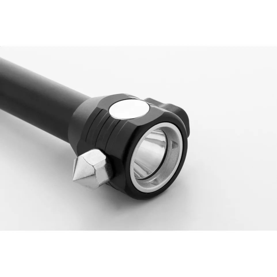 Hemmerg noir  Lampe de poche marteau...